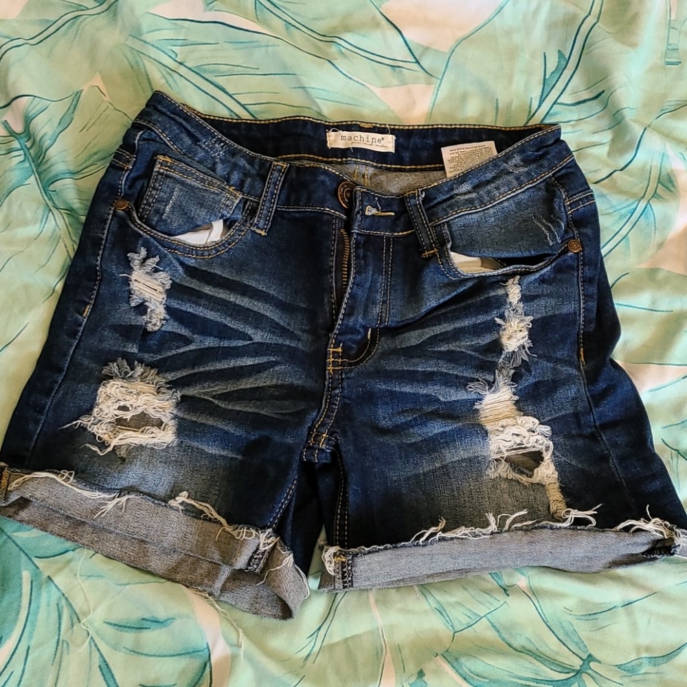 Ripped Jean shorts